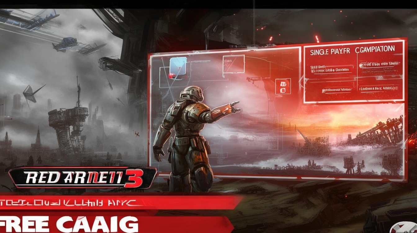 红色警戒3单机怎么玩？单人剧情与自由战役怎么进？