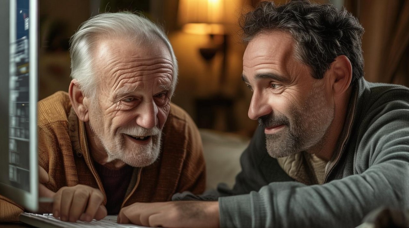 如何教爸爸用电脑