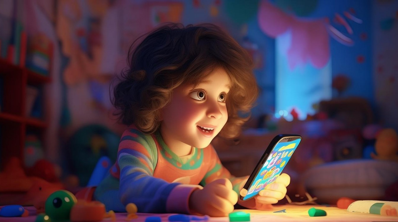 是哪个小朋友天天看手机玩游戏