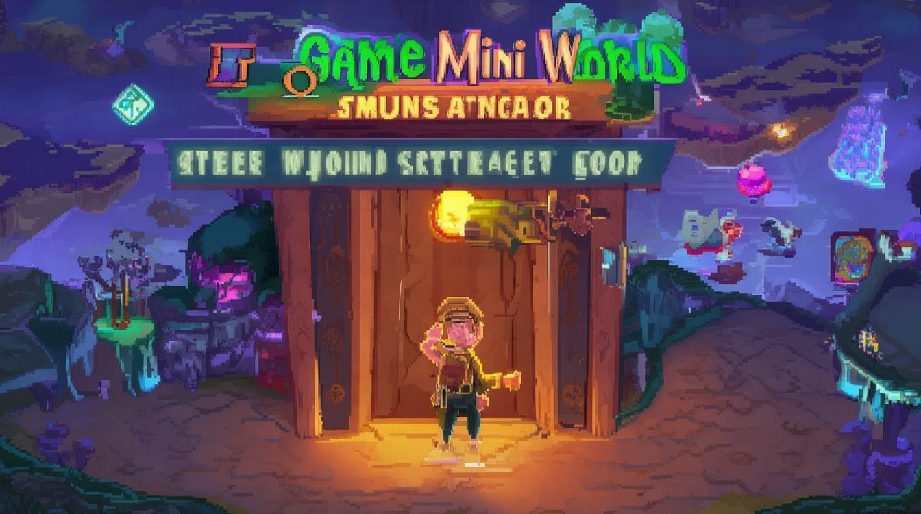 qq游戏迷你世界攻略怎么开门