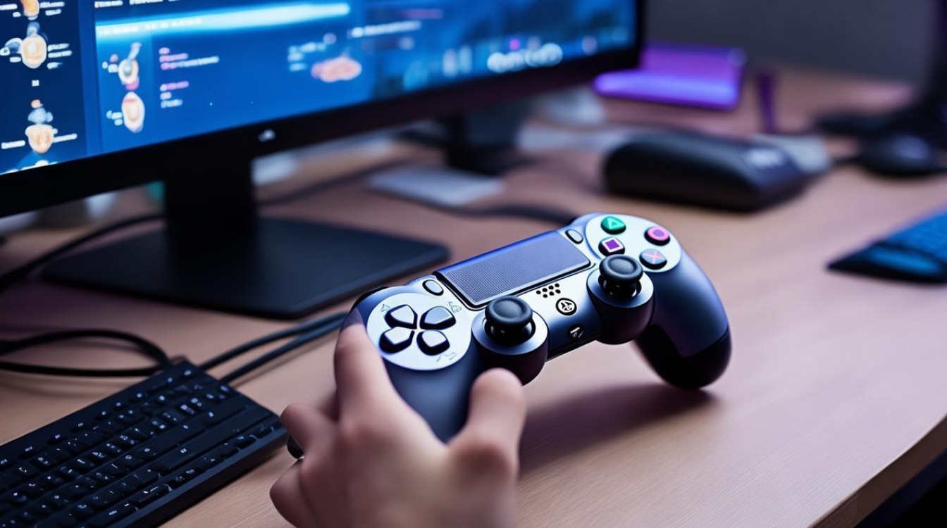 如何在电脑上使用ps4手柄