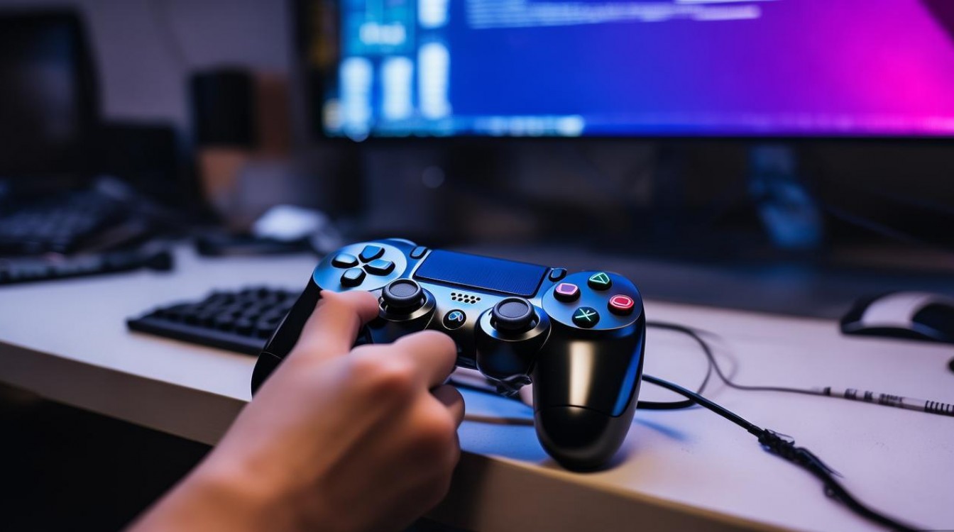 如何在电脑上使用ps4手柄