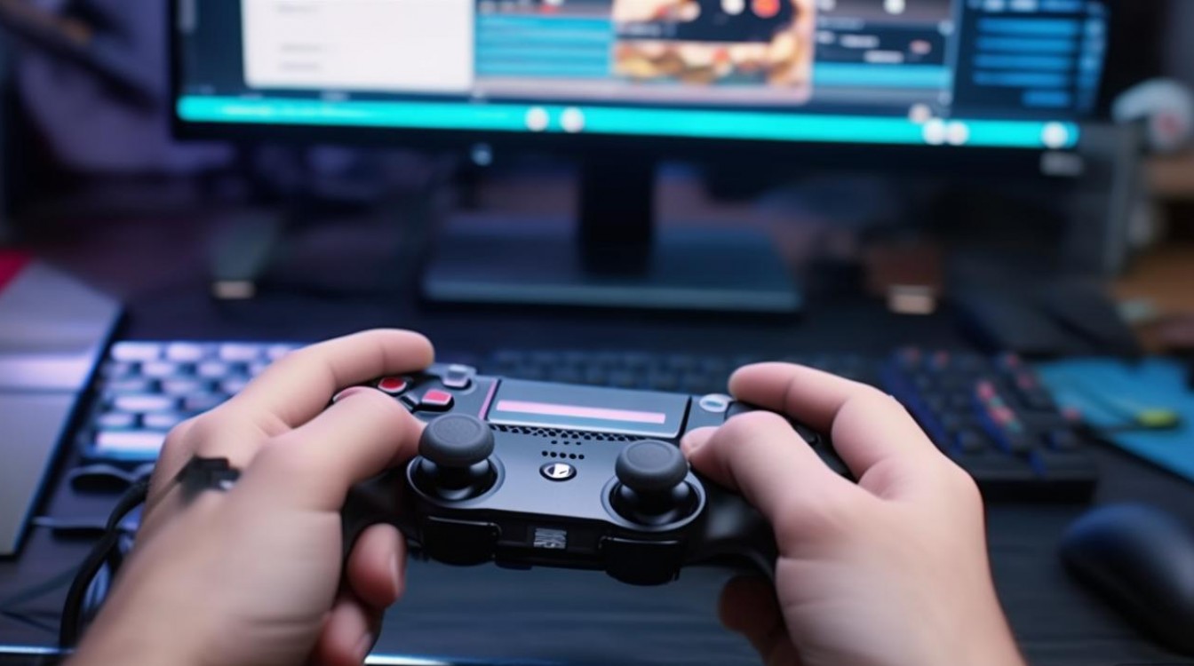 如何在电脑上使用ps4手柄