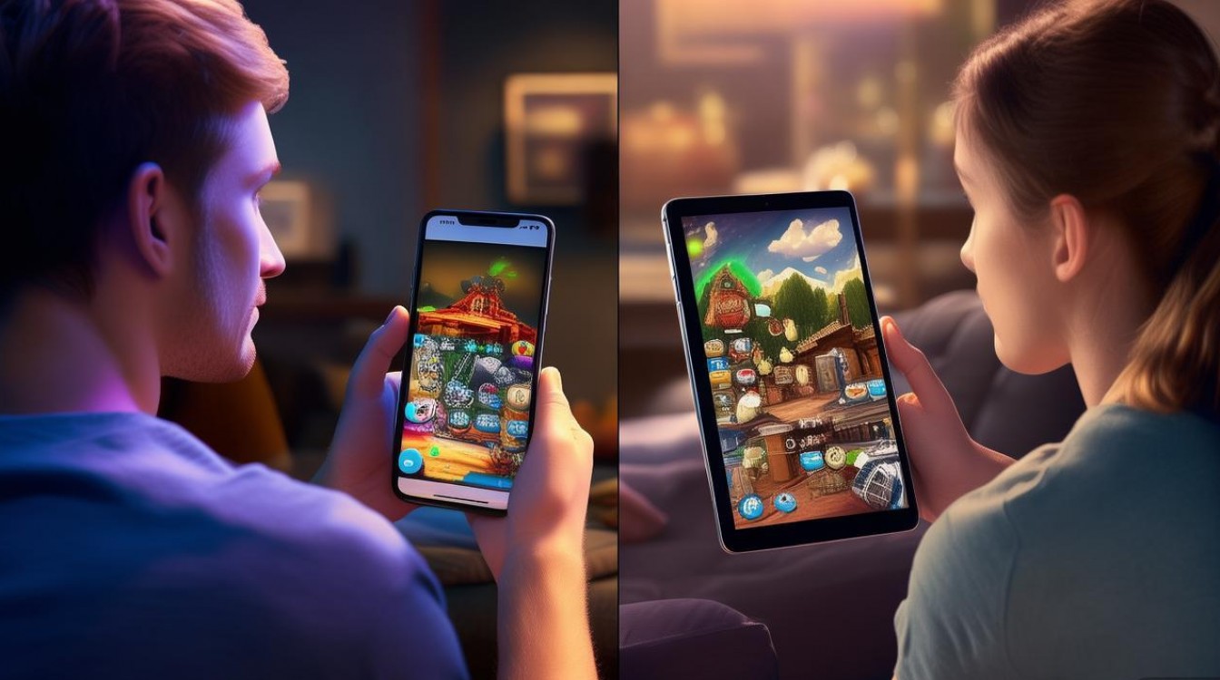 用手机玩游戏和平板哪个好