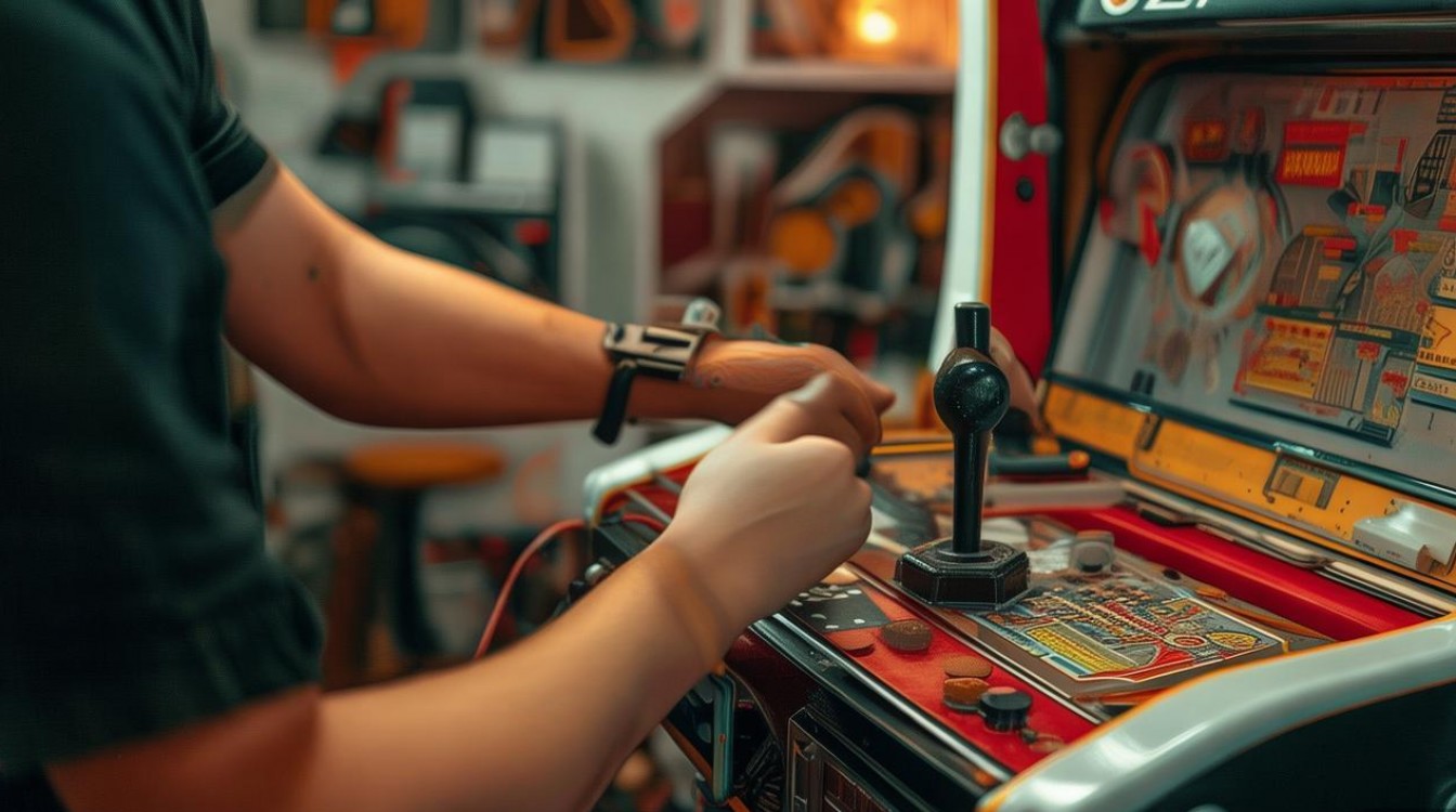 单机摇杆如何安装游戏机