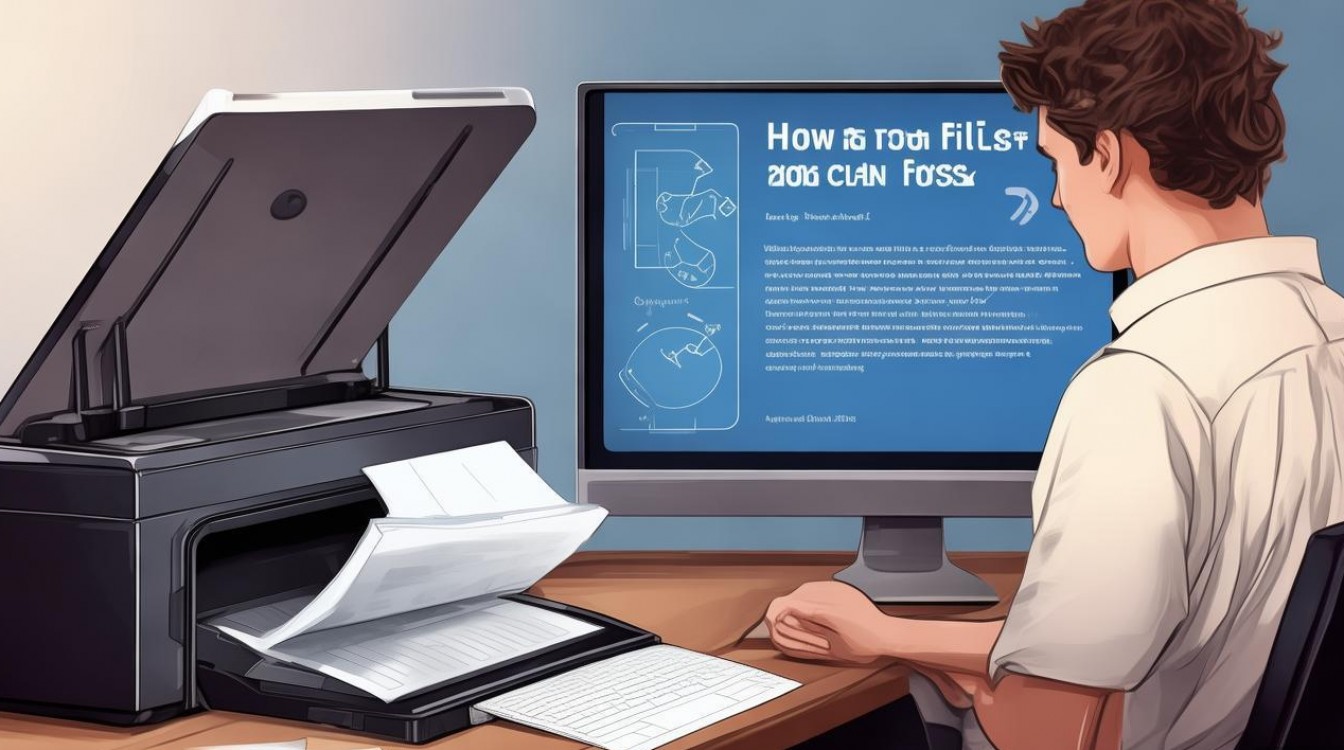 打印机如何扫描文件到电脑上