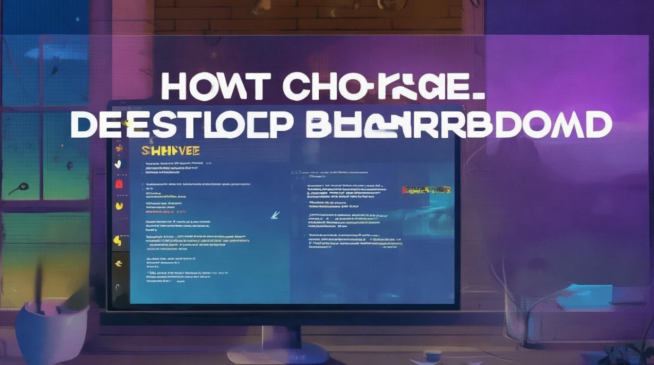 如何更改电脑桌面背景