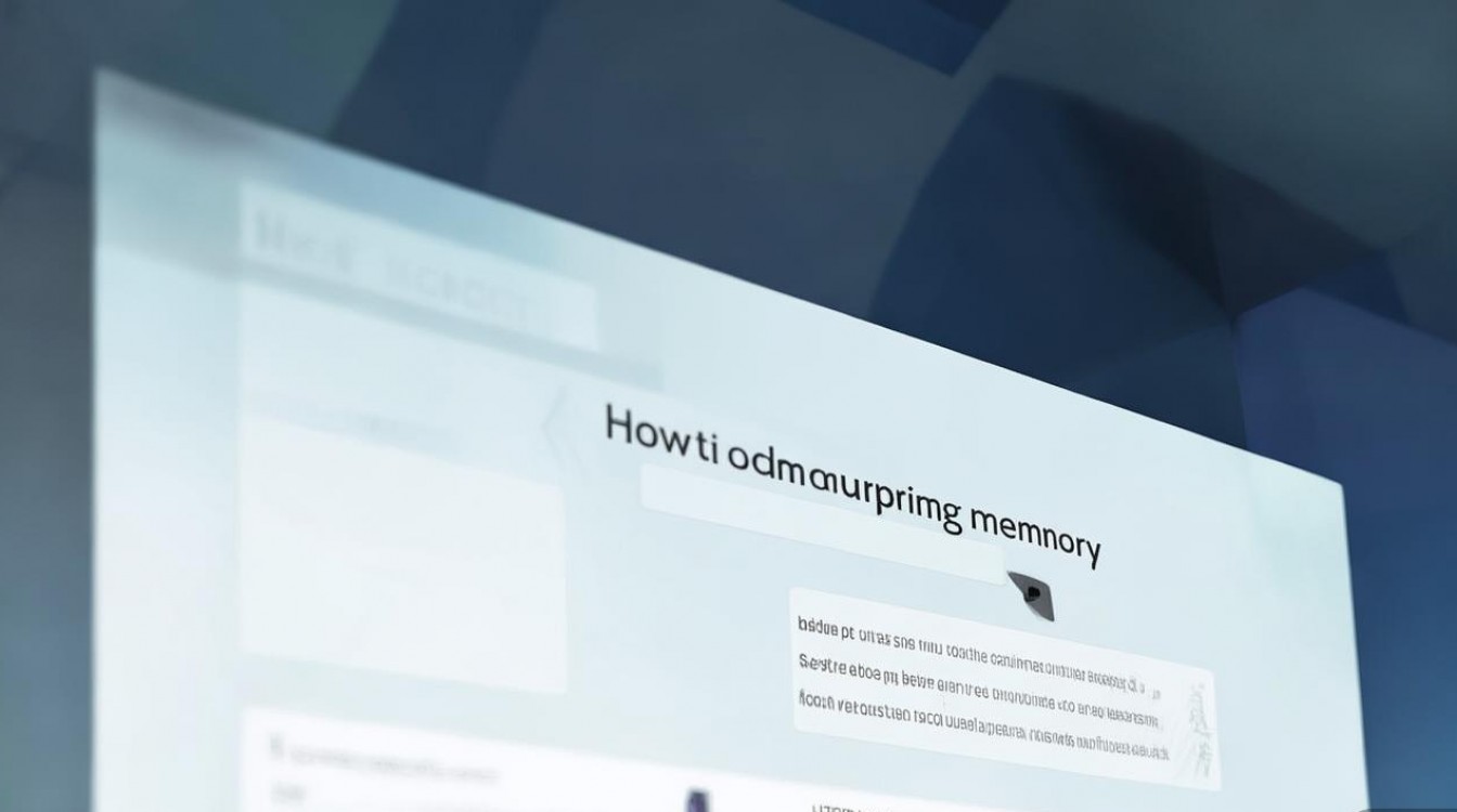 如何查看电脑运行内存